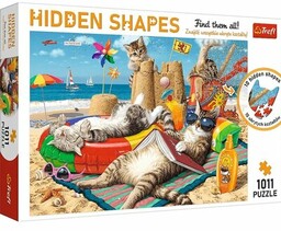 TREFL Puzzle Hidden Shapes Kocie wakacje 10674 (1011