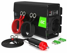 GREEN CELL Przetwornica 24V na 230V 500W/1000W Czysta