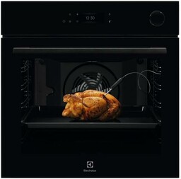 Electrolux EOC8P39WZ SteamCrisp Termoobieg Czarny Piekarnik elektryczny parowy