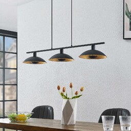 Lampa wisząca Lindby Narisara, 118 cm, E14, 3-punktowa,