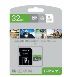 PNY Karta pamięci MicroSDHC Elite 32GB P-SDU32GU185GW-GE