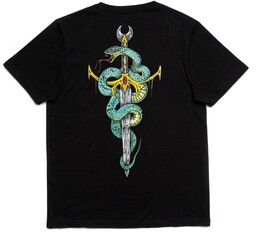 t-shirt męski FALLEN VENOM TEE Black/Green (Chris Cole)