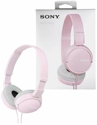 Słuchawki Przewodowe Nauszne / Sony MDR-ZX110 / Różowe