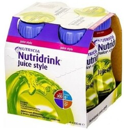 NUTRIDRINK JUICE STYLE o smaku jabłkowym, 4x200ml >>