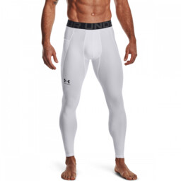 Under Armour Legginsy kompresyjne HG Armor White