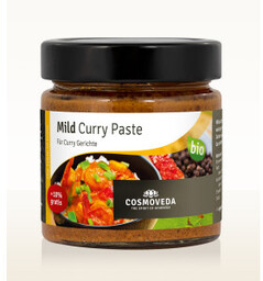 Łagodna Pasta Curry BIO 175g Cosmoveda Paste