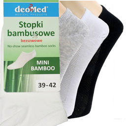 Krótkie skarpetki bambusowe - stopki bez-uciskowe (MINI BAMBOO)