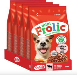 Frolic Mini Wołowina - 4x1,5kg