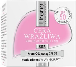 Lirene Cera Wrażliwa krem odżywczy SPF50 50ml