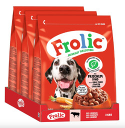 Frolic Wołowina - 3x2,6 kg