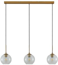 Lindby - Grady 3 Lampa Wisząca Clear