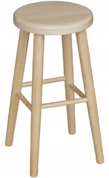 Taboret Barowy 60 cm Bukowy Hoker Krzesło