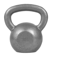 28 kg Kettlebell żeliwny Gorilla Sports kettle żeliwo