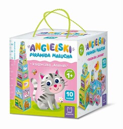 Aksjomat ANGIELSKI PIRAMIDA MALUCHA + KSIążECZKA ANIMALS 1+