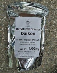 Nasiona na kiełki RZODKIEWKA JAPOŃSKA DAIKON 1kg