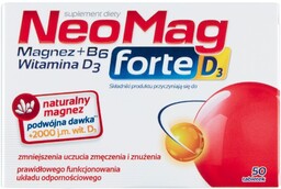 NEOMAG FORTE D3 Witamina D3+Magnez+Witamina B6 suplement diety