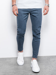 Spodnie męskie jeansowe bez przetarć SLIM FIT -