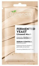 BIELENDA_Linseed Mask maseczka z bioaktywnym fermentem drożdżowym Biała