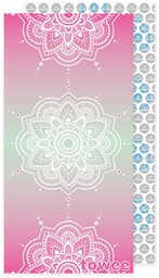 Towee Ręcznik szybkoschnący MANDALA pink,80 x 160 cm