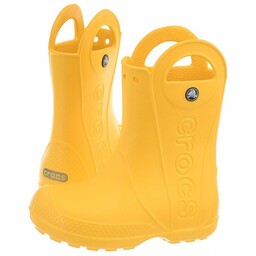 Kalosze Crocs Handle Rain Boot Kids Yellow 12803-730