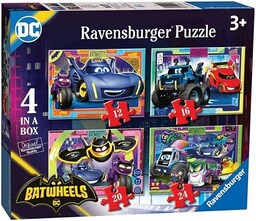 Ravensburger - Puzzle Batwheels, Superbohaterowie, DC, Puzzle