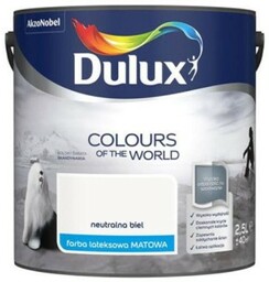 DULUX Kolory Świata Neutralna Biel 2,5L