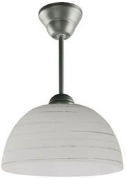 Lumes Szklana lampa wisząca E501-Cyrkonix - popiel