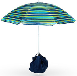 Parasol plażowy z podstawą 147 cm