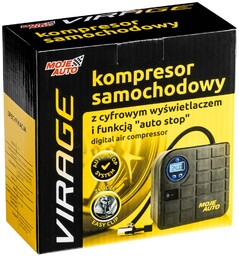 Virage Kompresor Samochodowy Auto Stop