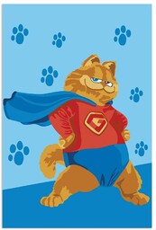 Super Garfield - Zestaw Malowanie po Numerach