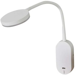 Lindby - Milow LED Lampa Ścienna USB White