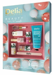 Delia Zestaw Beauty Nail Set Nude 8 produktów