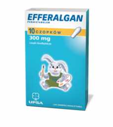 Efferalgan 300 mg - 10 czopków