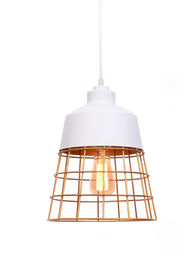 LAMPA WISZĄCA INDUSTRIALNA LOFT BIAŁA BAGSY