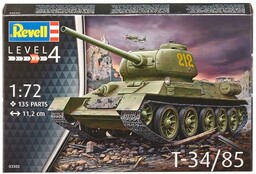 Revell POJAZD 1:72 T-34/85 -