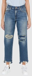 7 FOR ALL MANKIND Błękitne jeansy damskie THE