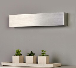 Lindby Kinkiet LED Ranik, szerokość 40 cm, aluminium