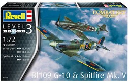 Revell SAMOLOT 1:72 ME BF-109G-10 & SPITFIRE MK.V