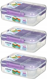 Śniadaniówka Sistema Lunchbox Bento Box Pojemnik Sos 1650ML