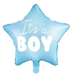 Balon foliowy "It''s a boy" na baby shower