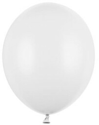Balony Strong Pastel Pure biały 30cm 100 sztuk