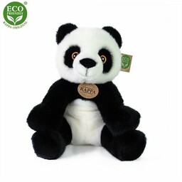 Rappa Pluszowa panda siedząca, czarno-biały, 27 cm