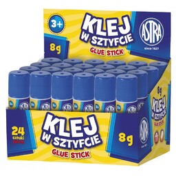 Klej w sztyfcie 8g Astra BOX 24 szt