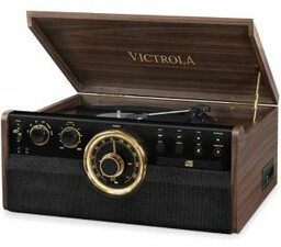 Victrola VTA-270B-ESP-INT Półautomatyczny Napęd paskowy Bluetooth Brązowy Gramofon