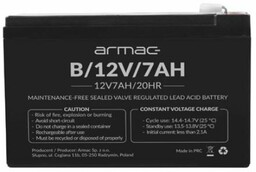 Armac Akumulator 12v agm 12v 7ah uniwersalny B/12V/7AH