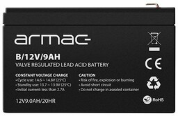 Armac Akumulator 12v agm 12v 9ah uniwersalny B/12V/9AH