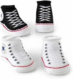 Converse Skarpety Bebe Chuck Bootie Czarny/Biały MC0001-023