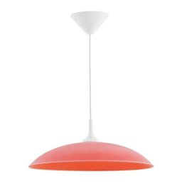 Lampa wisząca nowoczesna zwis MARTA czerwony śr. 38cm