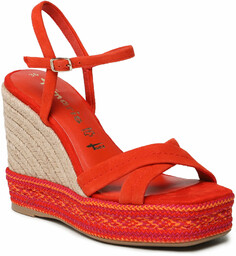 Espadryle Tamaris 1-28363-20 Czerwony