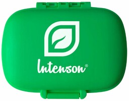 Intenson organizer na tabletki z logo - zielony